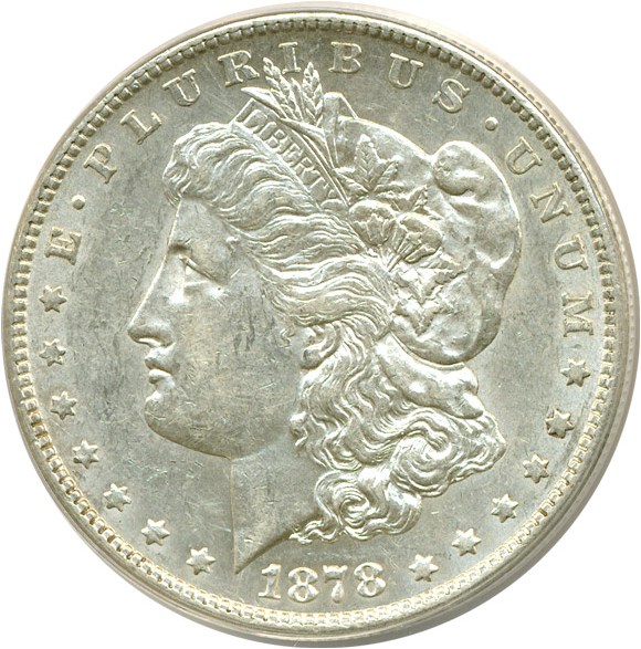 image for: 1878-S $1 VAM 6 DDO ANACS AU53