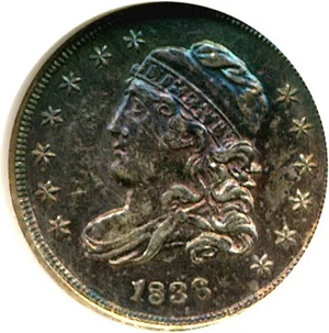 image for: 1836 H10c ANACS AU55