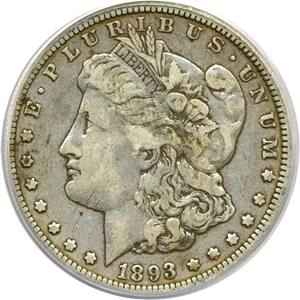 image for: 1893-O $1 PCGS VF20