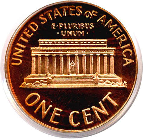 image for: 1969-S 1c  PCGS Proof 67 RD Cameo