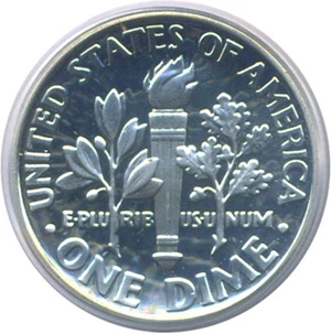 image for: 2000-S 10c Silver PCGS Proof 69 DCameo
