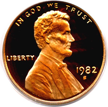 image for: 1982-S 1c  PCGS Proof 69 RD DCameo