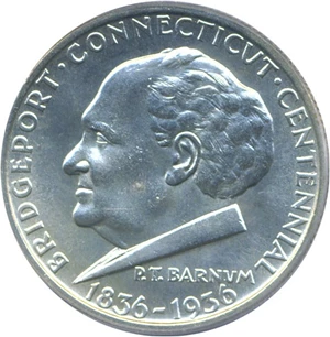 image for: 1936 50c Bridgeport PCGS MS64