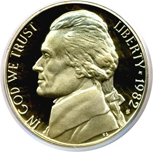 image for: 1982-S 5c PCGS Proof 69 DCameo