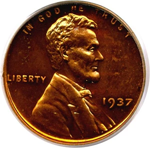 image for: 1937 1c PCGS Proof 65 RD