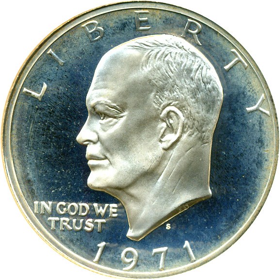 image for: 1971-S $1 Silver NGC Proof 69 UCameo