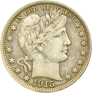 image for: 1915-D 50c DGS XF40