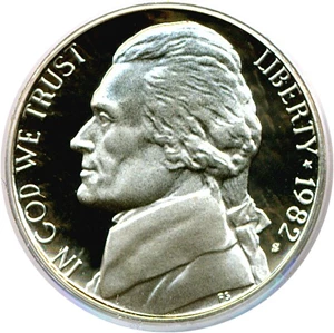 image for: 1982-S 5c PCGS Proof 68 DCameo