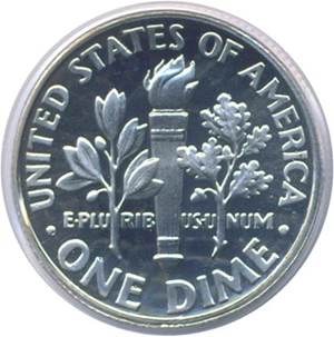 image for: 2005-S 10c PCGS Proof 69 DCameo