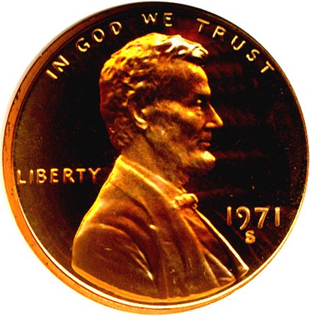 image for: 1971-S 1c  NGC Proof 67 RD Cameo