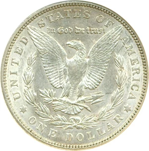 image for: Hot 50 VAM: 1900 $1 VAM 16 Two Olive Rev ANACS AU55
