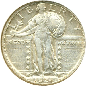 image for: 1924-D 25c DGS XF45 (Lightly Cleaned)