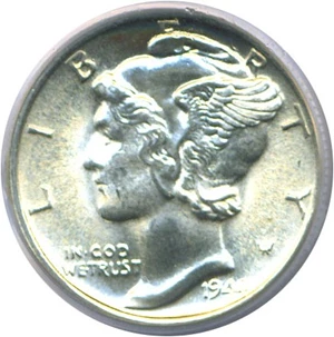 image for: 1944-S 10c PCGS MS64 FB