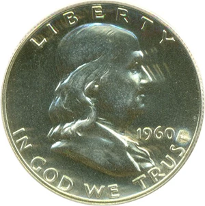image for: 1960 50c PCGS Proof 66