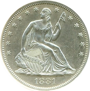 image for: 1881 50c DGS MS60 PL