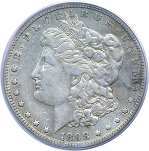 image for: 1898-S $1 PCGS XF45