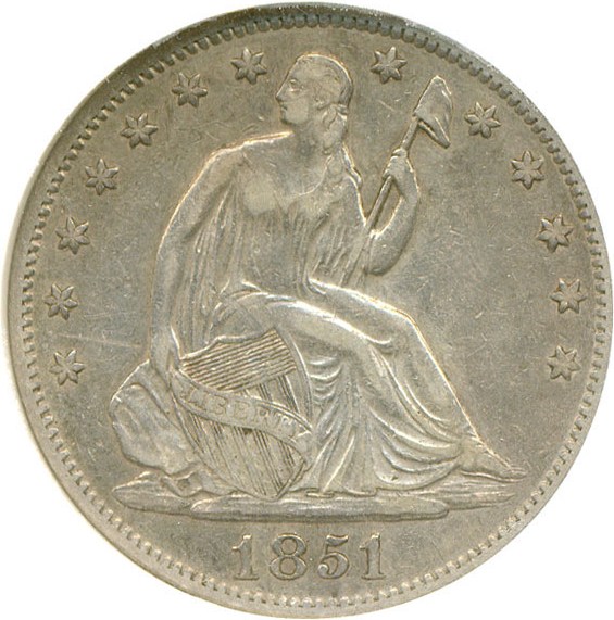 image for: 1851-O 50c DGS VF30  (Lightly Cleaned )