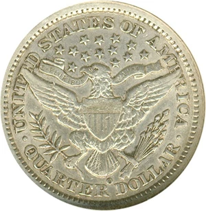 image for: 1895-O 25c DGS XF45 (Cleaned)