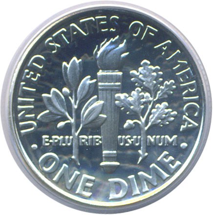 image for: 2001-S 10c Silver PCGS Proof 69 DCameo