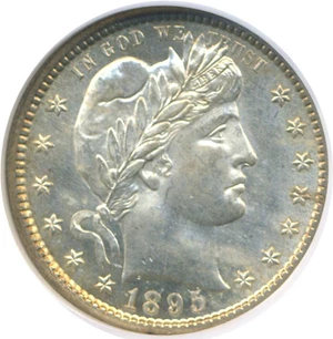 image for: 1895-S 25c NGC MS64