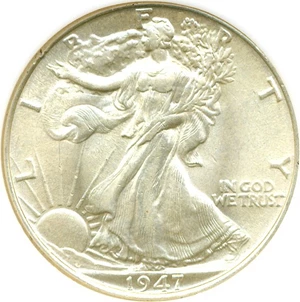 image for: 1947 50c DGS MS63