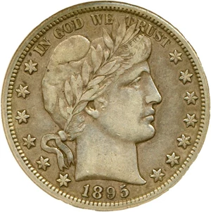 image for: 1895-S 50c DGS XF40