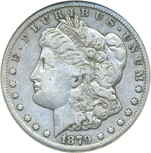 image for: Top 100 VAM: 1879-CC $1 DGS VF25 Capped Die (VAM 3)
