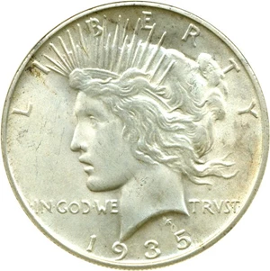 image for: 1935-S $1 DGS MS63 (Lightly Cleaned)