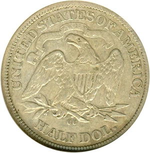 image for: 1871-CC 50c DGS VF30