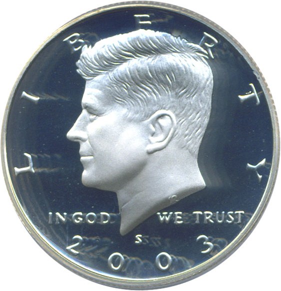 image for: 2003-S 50c Silver PCGS Proof 69 DCameo