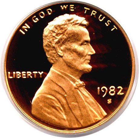 image for: 1982-S 1c  PCGS Proof 69 RD DCameo
