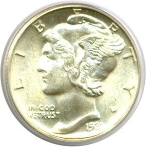 image for: 1931-D 10c PCGS MS64 FB