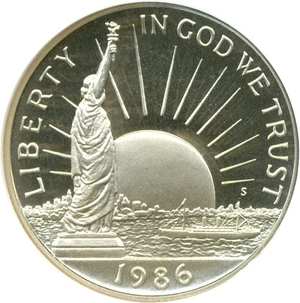 image for: 1986-S 50c Statue Liberty NGC Proof 69 UCameo