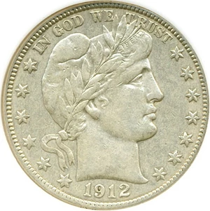 image for: 1912-D 50c DGS XF40 (Lightly Cleaned)