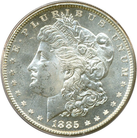 image for: 1885 $1  PCGS MS64 PL