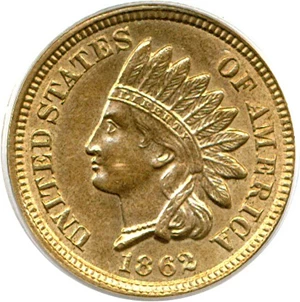 image for: 1862 1c PCGS MS63