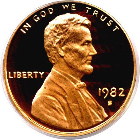 image for: 1982-S 1c  PCGS Proof 68 RD DCameo