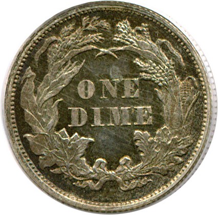 image for: 1863 10c  PCGS Proof 63 