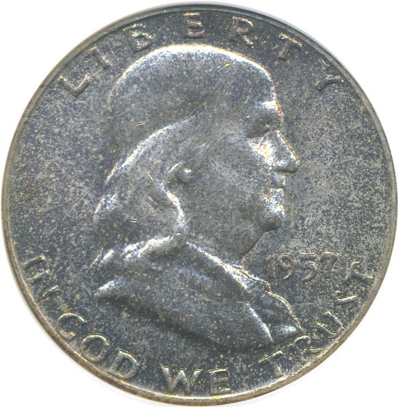 image for: 1957 50c  NGC MS65 