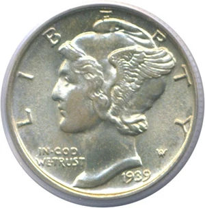 image for: 1939 10c PCGS MS65 FB