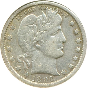image for: 1897-O 25c DGS VF35 (Cleaned, Rim Damage)
