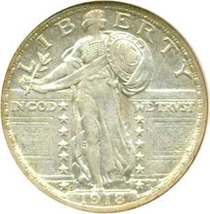 image for: 1918-S 25c NGC AU58