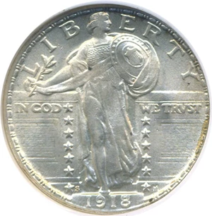 image for: 1918-S 25c NGC MS64