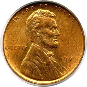 image for: 1909-S VDB 1c PCGS MS65 RD