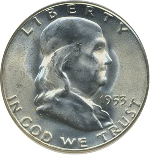image for: 1953-S 50c NGC MS65