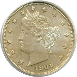 image for: 1909 5c PCGS MS62