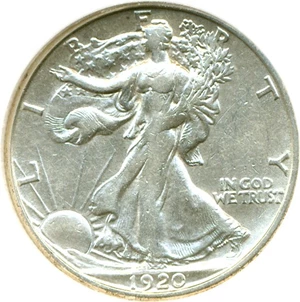 image for: 1920-S 50c DGS XF40 (Cleaned)