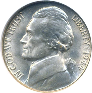 image for: 1944-S 5c NGC MS67