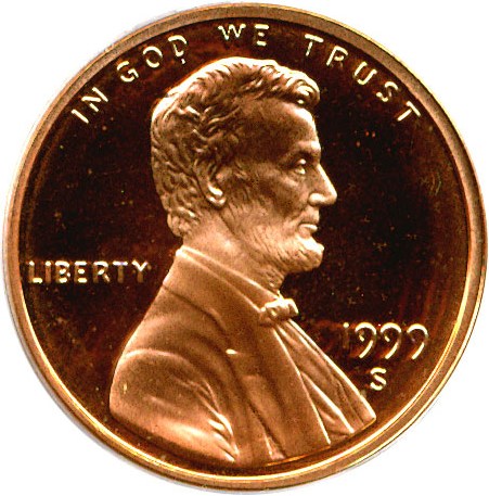 image for: 1999-S 1c  PCGS Proof 69 RD DCameo