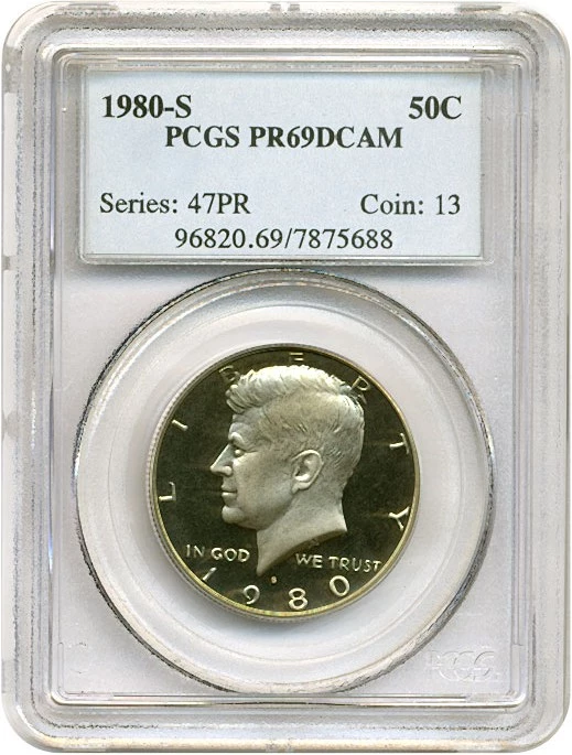 Mezzo Dollaro Kennedy Anni '80 - CAMEO PROFONDO A PROVA DI GEMME - Foto 10